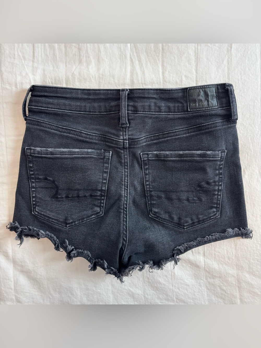 BUNDLE 3 American Eagle Stretch High Waist Denim Shorts US 4 - Picture 5 of 9
